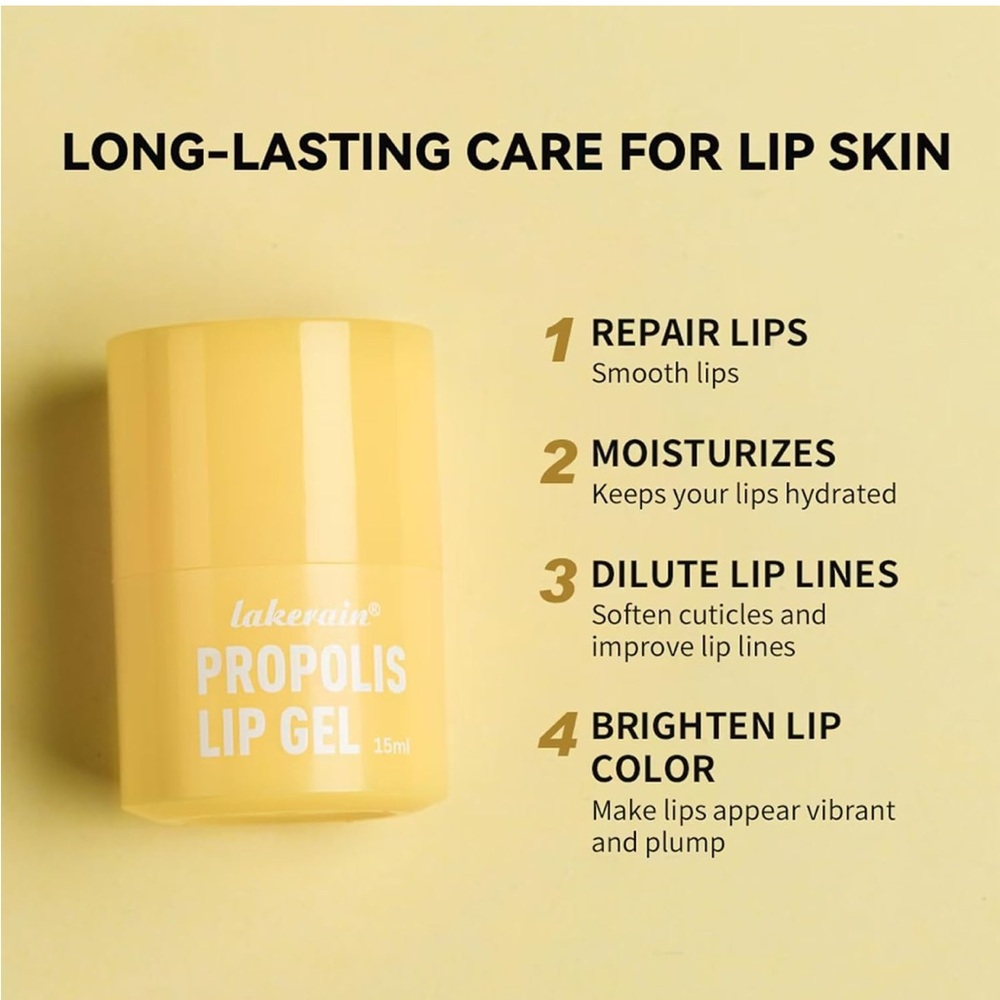 Propolis Honey Lip Butter Hydrating Overnight Lip Balm Sanitary Twister (2 Pack) - Picture 5 of 8
